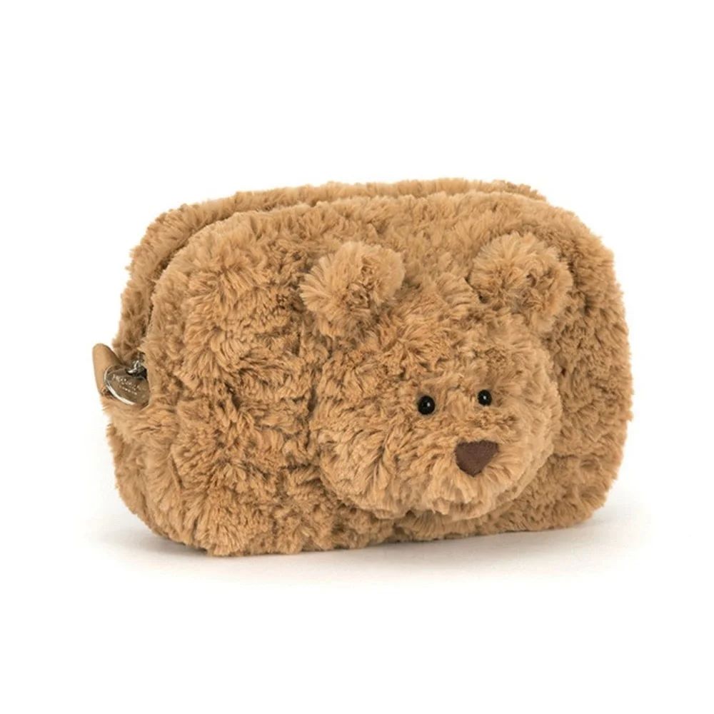 Jellycat Brown Bear Plush Bag - Picture 1 of 2